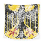 Coat Of Arms Of Germany Washed Square Tapestry (Large)