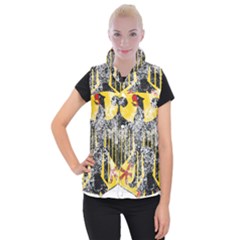 Coat Of Arms Of Germany Washed Women s Button Up Vest from ArtsNow.com