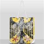 Coat Of Arms Of Germany Washed Full Print Rope Handle Tote (Large)