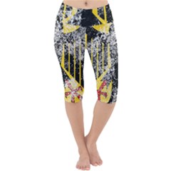Lightweight Velour Cropped Yoga Leggings 