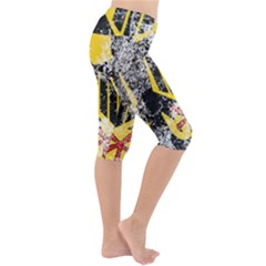 Lightweight Velour Cropped Yoga Leggings 