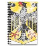 Coat Of Arms Of Germany Washed 5.5  x 8.5  Notebook