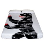 Coat Of Arms Of Berlin Fitted Sheet (Queen Size)