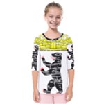 Coat Of Arms Of Berlin Kids  Quarter Sleeve Raglan Tee