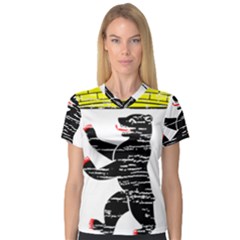 V-Neck Sport Mesh T-Shirt 