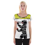 Coat Of Arms Of Berlin Cap Sleeve Top