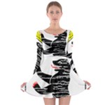 Coat Of Arms Of Berlin Long Sleeve Skater Dress