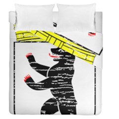 Coat Of Arms Of Berlin Duvet Cover Double Side (Queen Size) from ArtsNow.com