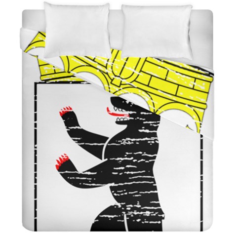 Coat Of Arms Of Berlin Duvet Cover Double Side (California King Size) from ArtsNow.com