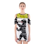 Coat Of Arms Of Berlin Shoulder Cutout One Piece Dress