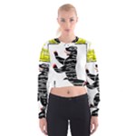 Coat Of Arms Of Berlin Cropped Sweatshirt