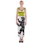 Coat Of Arms Of Berlin Fitted Maxi Dress