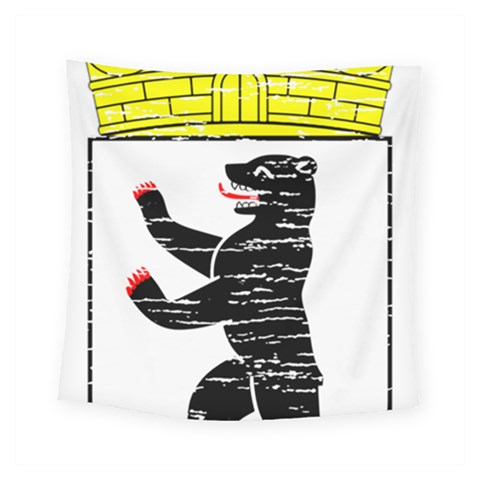 Coat Of Arms Of Berlin Square Tapestry (Small) from ArtsNow.com