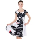 Coat Of Arms Of Berlin Cap Sleeve Midi Dress
