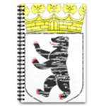 Coat Of Arms Of Berlin 5.5  x 8.5  Notebook