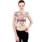 Brandenburg Coat Of Arms Crew Neck Crop Top