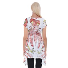 Short Sleeve Side Drop Tunic 