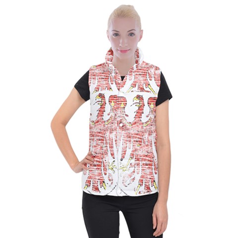 Brandenburg Coat Of Arms Women s Button Up Vest from ArtsNow.com