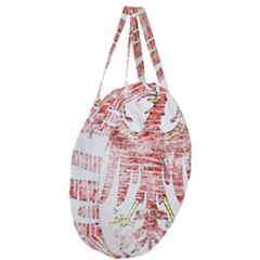 Giant Round Zipper Tote 