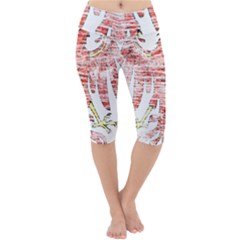 Lightweight Velour Cropped Yoga Leggings 