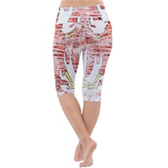 Lightweight Velour Cropped Yoga Leggings 