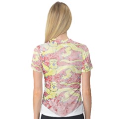 V-Neck Sport Mesh T-Shirt 