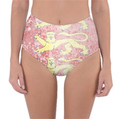 Reversible High-Waist Bikini Bottoms 