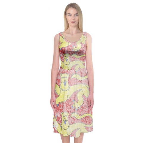 England Coa Midi Sleeveless Dress from ArtsNow.com