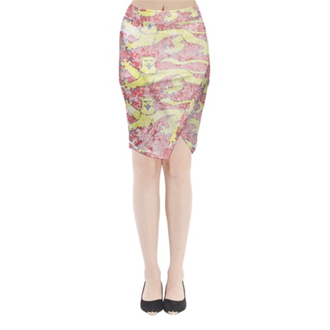 England Coa Midi Wrap Pencil Skirt from ArtsNow.com