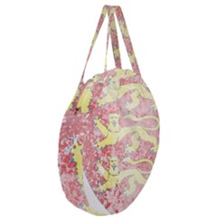 Giant Round Zipper Tote 