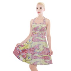 Halter Party Swing Dress  