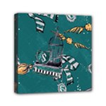 Slytherin Pattern Mini Canvas 6  x 6  (Stretched)
