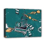 Slytherin Pattern Deluxe Canvas 16  x 12  (Stretched) 