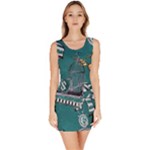 Slytherin Pattern Bodycon Dress