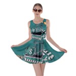 Slytherin Pattern Skater Dress