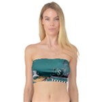 Slytherin Pattern Bandeau Top