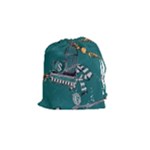 Slytherin Pattern Drawstring Pouch (Small)