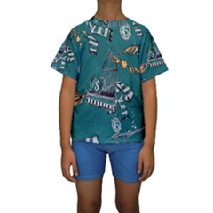 Kids  Short Sleeve Swimwear 
