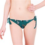 Slytherin Pattern Bikini Bottom