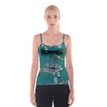 Slytherin Pattern Spaghetti Strap Top