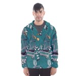 Slytherin Pattern Men s Hooded Windbreaker