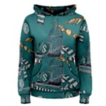 Slytherin Pattern Women s Pullover Hoodie