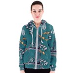 Slytherin Pattern Women s Zipper Hoodie