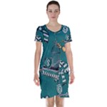 Slytherin Pattern Short Sleeve Nightdress