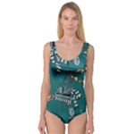 Slytherin Pattern Princess Tank Leotard 