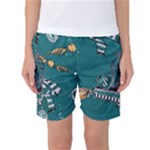 Slytherin Pattern Women s Basketball Shorts