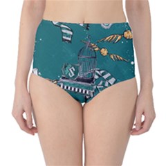 Classic High-Waist Bikini Bottoms 