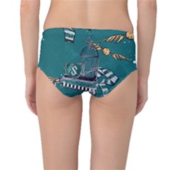 Mid-Waist Bikini Bottoms 