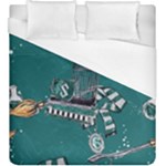 Slytherin Pattern Duvet Cover (King Size)