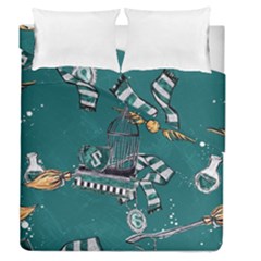 Slytherin Pattern Duvet Cover Double Side (Queen Size) from ArtsNow.com